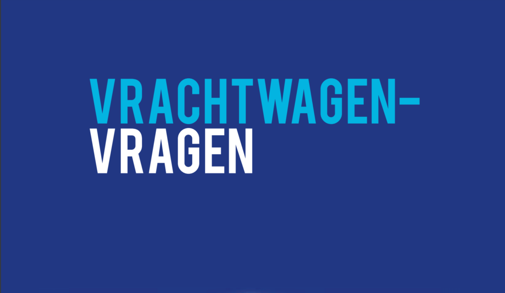 Vrachtwagenvragen lespakket over transport en vrachtwagenchauffeur.